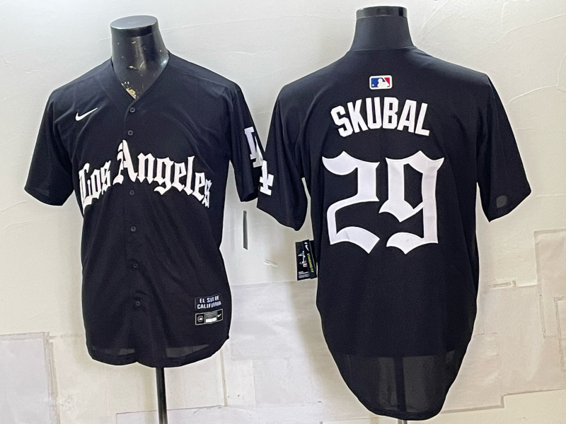 men Los Angeles Dodgers #29 Skubal black Game 2026 Nike MLB Jersey 0814004->los angeles dodgers->MLB Jersey